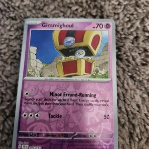 Gimmighoul 097 Pokemon TCG SV08: Surging Sparks Common Reverse Foil NP